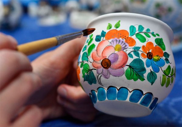 Семикаракорская керамика роспись