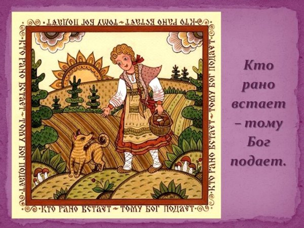 Пословицы и поговорки в картинках