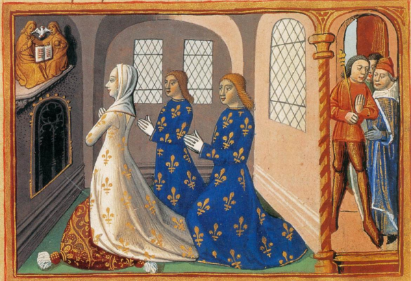 Средневековая миниатюра 15 века