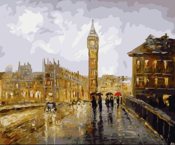 Картина по номерам Лондон Биг Бен