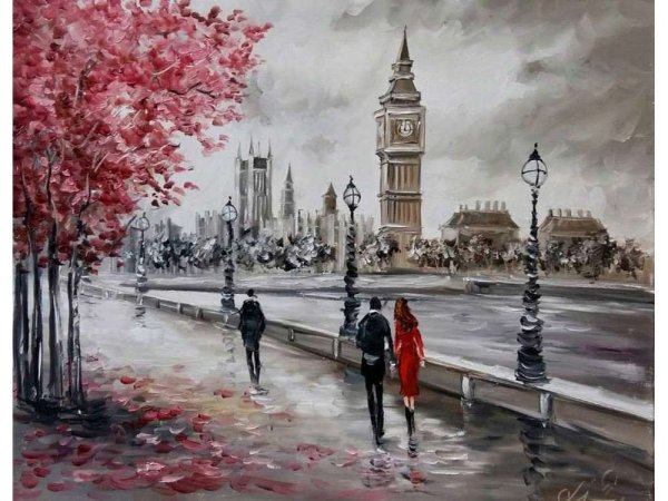 Лондон 19 век картины