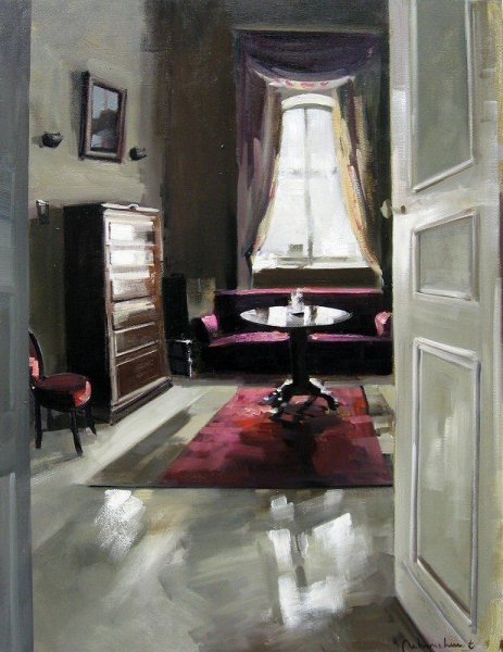 Интерьер маслом живопись