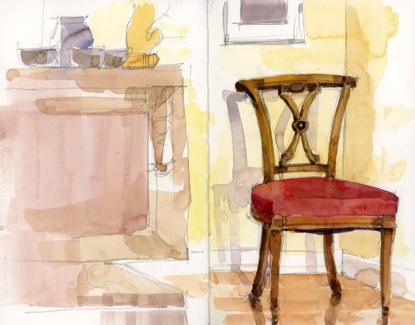 Этюды интерьера в живописи