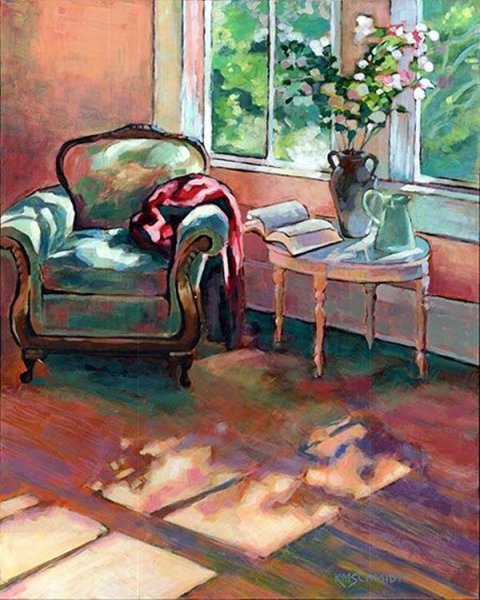 Композиция в интерьере живопись