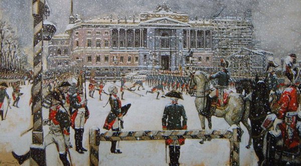 Истомин. Перенесение Тихвинской иконы 1798г.