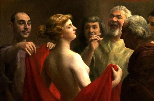 Гетера Фрина картины