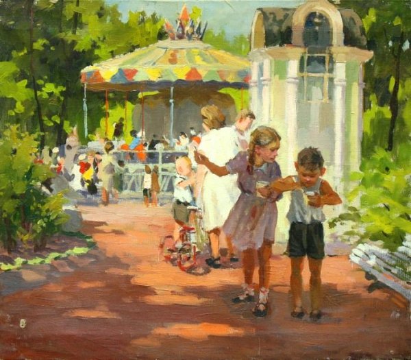 Советское детство в живописи