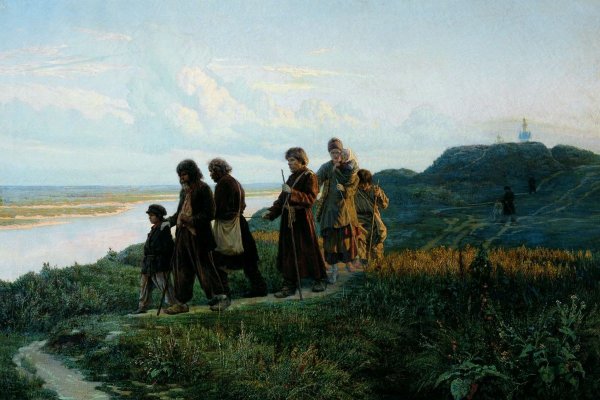 Константин Савицкий. Встреча иконы. 1878