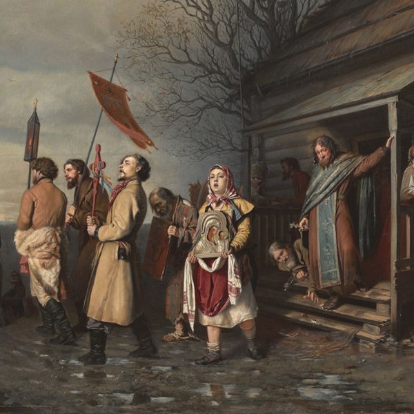 Алексей Корзухин "в монастырской гостинице"