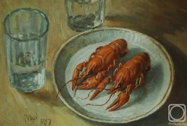 Краб живопись