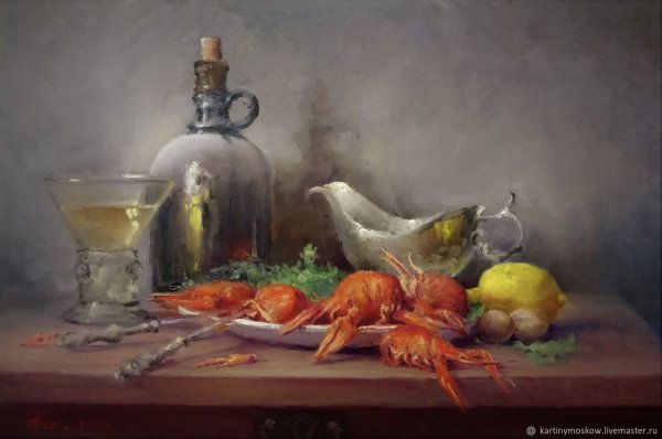 Натюрморт в баню маслом
