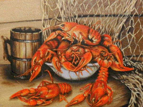 Раки, картины известных художников.