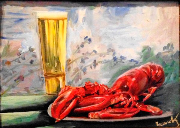 Натюрморт с крабом