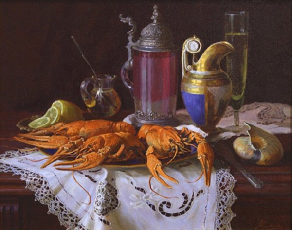 Художник Николай Шурыгин натюрморты