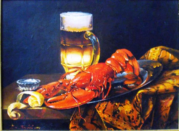 Пиво и омары