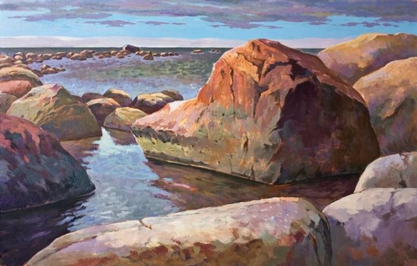 Художники живописцы Финляндии морской пейзаж