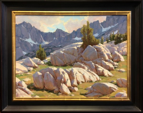 Горы и скалы живопись