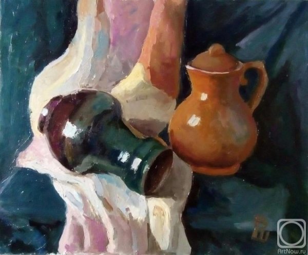 Кувшин гуашью