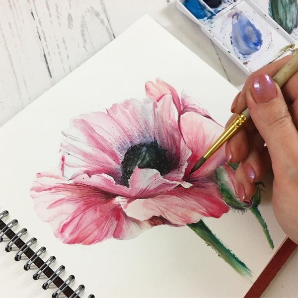 Лидия Нуреева акварель