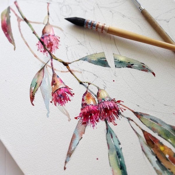 Акварель мастер класс