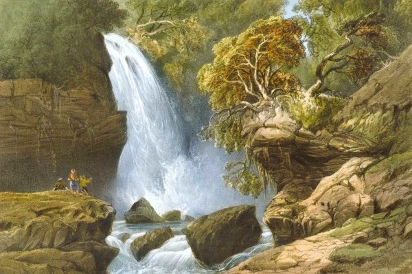 Карло Боссоли водопад Джур Джур