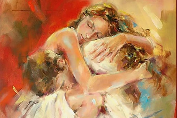 Двое живопись