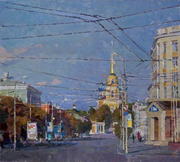 Рязань картина маслом