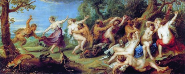 Нимфы и сатир бугро