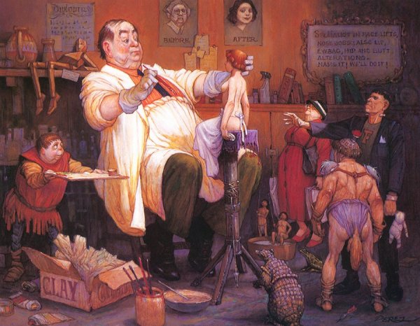 Сатир и вакханка вакханалия Карл Брюллов