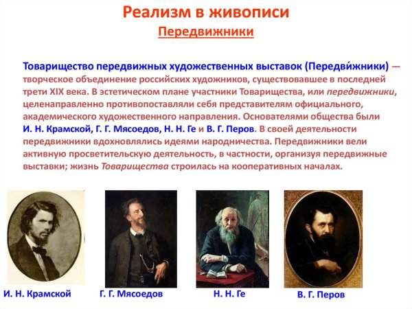 Лидер художников передвижников 19 века