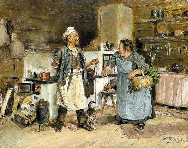 Владимир Егорович Маковский крестьянка