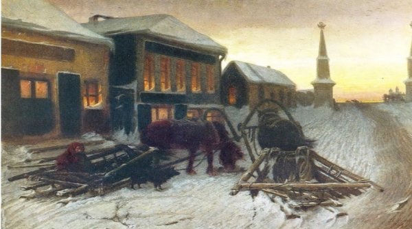 В.Перов. Последний кабак у заставы. 1868.