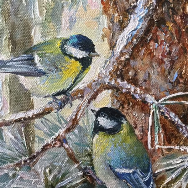 Картине «синица» и. ф. Дукка»