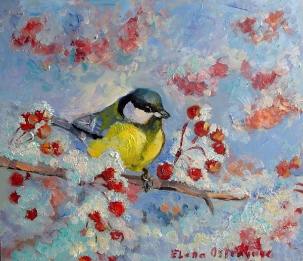 Павел Еськов синички картина