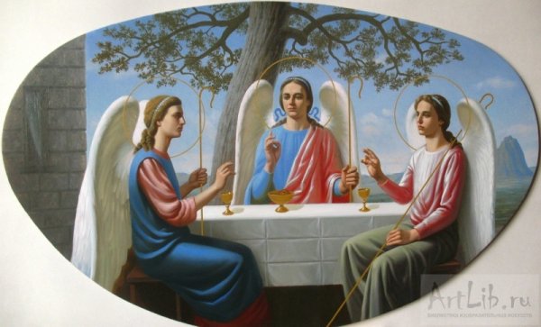 Нестеров Троица Ветхозаветная