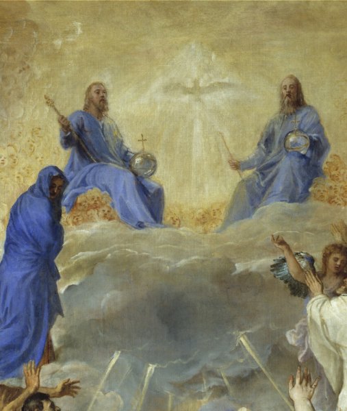 Тициан 1554 поклонение Святой Троице