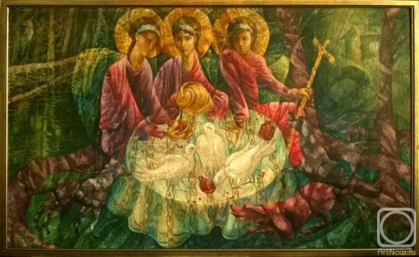 Троица картины художников