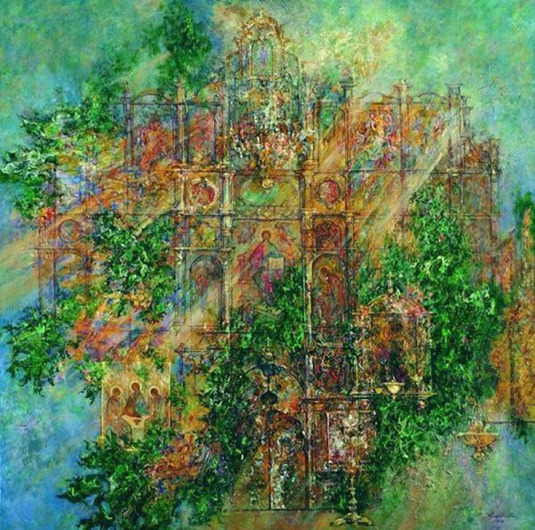 Троица картины живопись