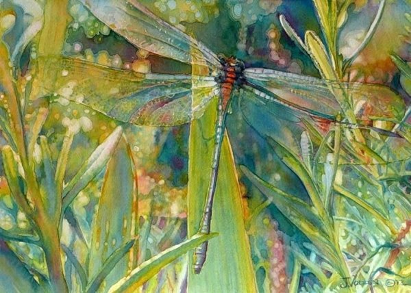 Художник Джинни Водден. Акварель.