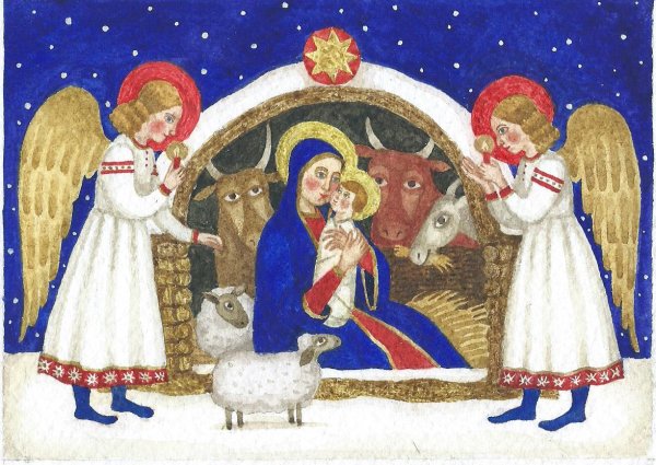 Рождество праздник вертеп