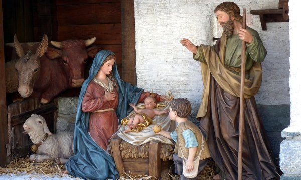 Иосиф и Мария Рождественский вертеп