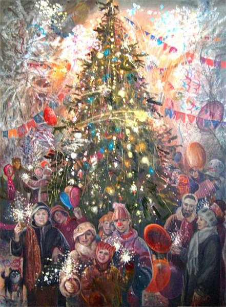 Александр Дудин елка 1953