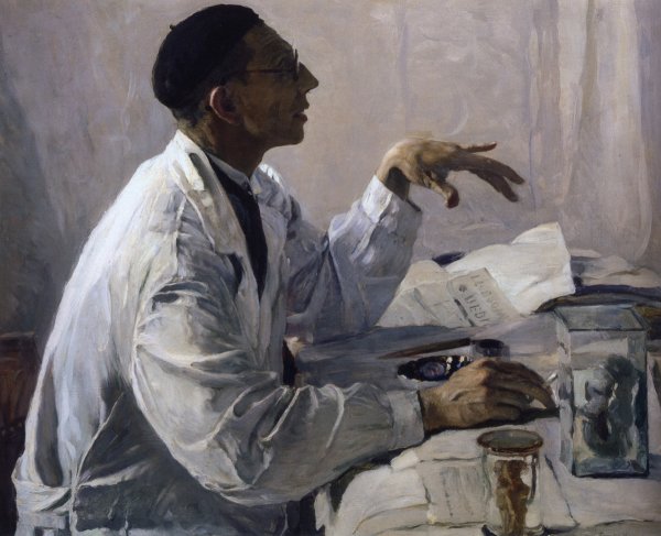 Михаил Нестеров «портрет хирурга с.с. Юдина.»