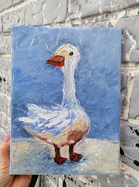 Гуси на картинах художников