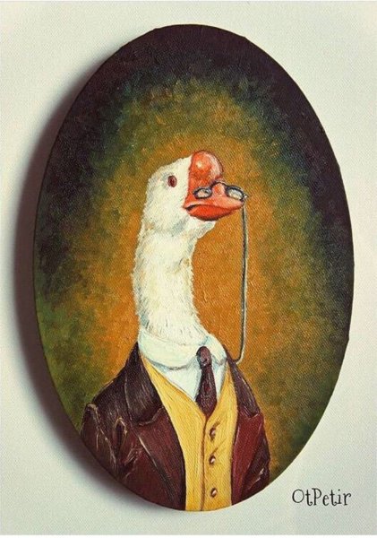 Гуси в живописи