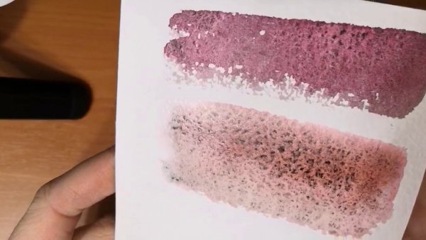 Акварель Ван Гог с грануляцией