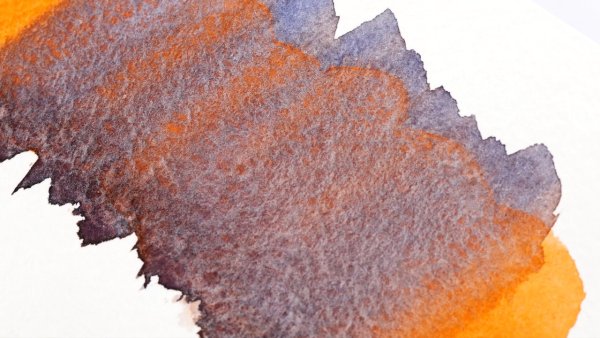 Акварель с грануляцией