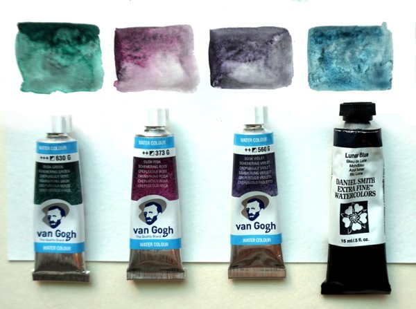 Акварель van Gogh оксид черного