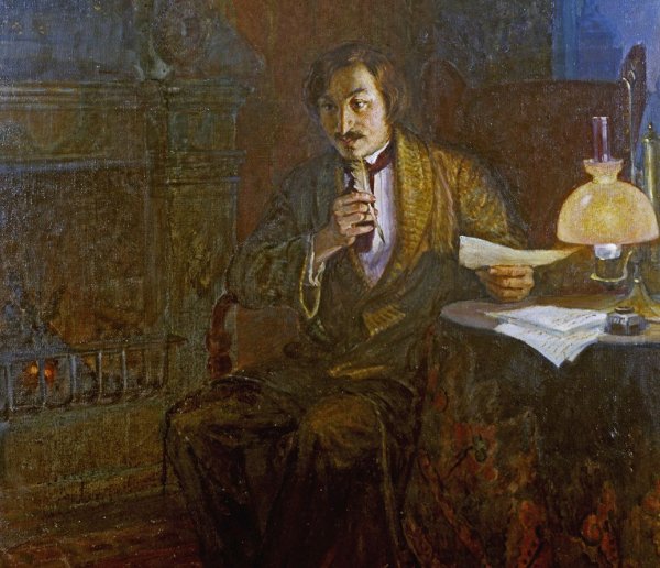 Гоголь пишет