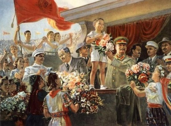 Кукрыниксы и. в. Сталин и в. м. Молотов